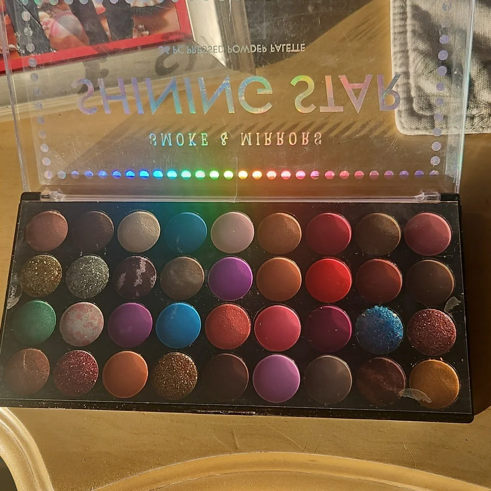 Smoke & Mirrors Shining Star 36 Pressef Powder Eye Shadows NWOT